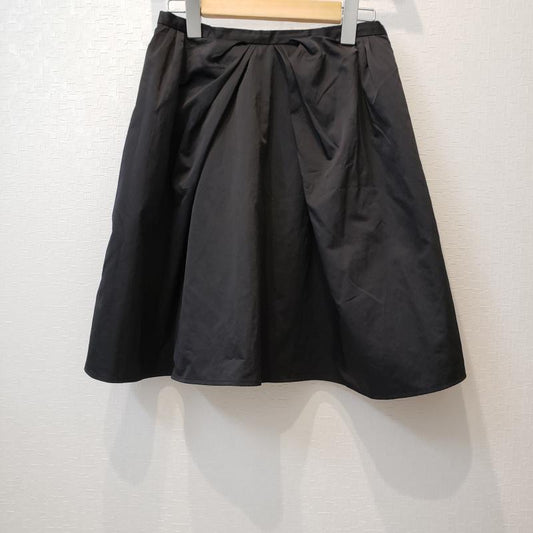 リエス Liesse スカート ひざ丈スカート 2 無地 黒 / ブラック /  レディース USED 古着 中古 10002320