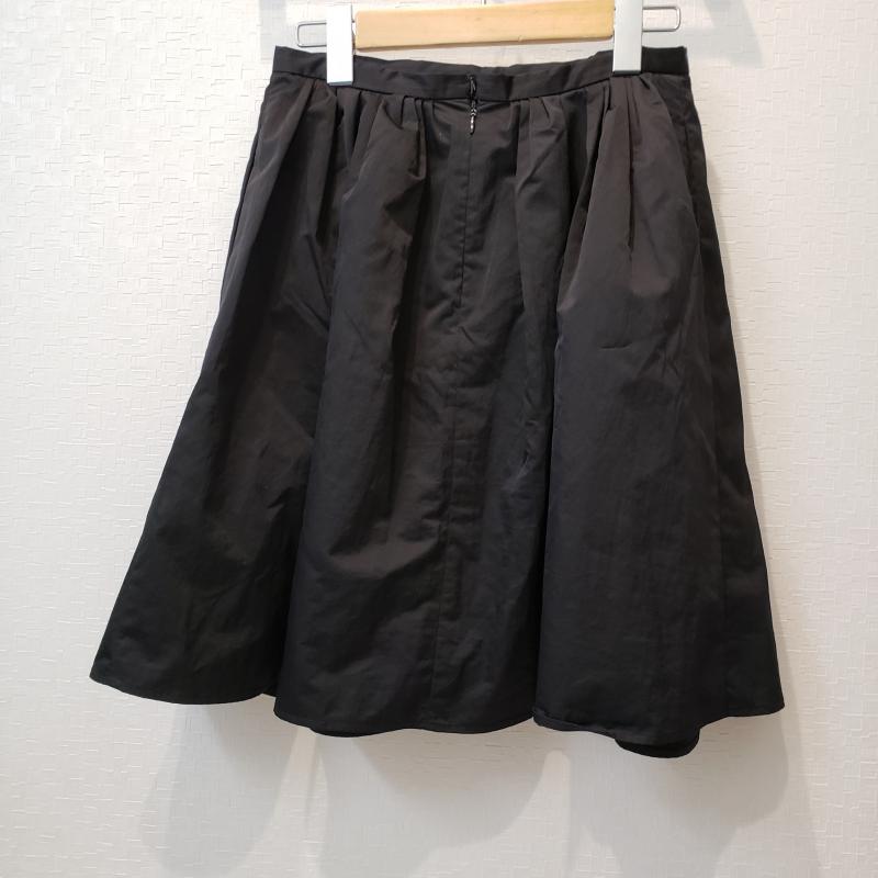 リエス Liesse スカート ひざ丈スカート 2 無地 黒 / ブラック /  レディース USED 古着 中古 10002320
