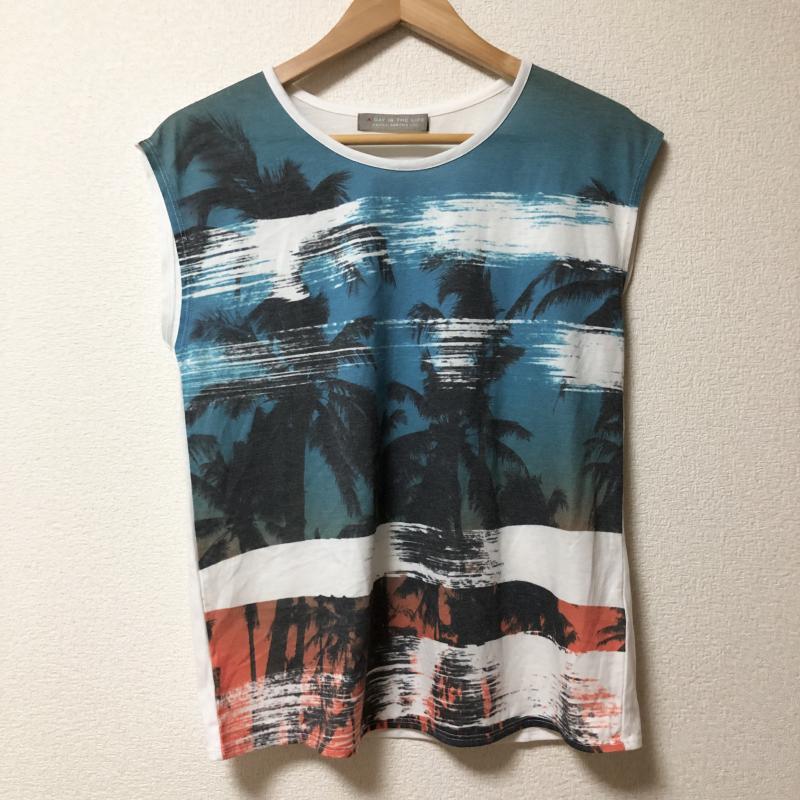 アデイインザライフ A Day in the Life Tシャツ 半袖 プリント X 無地 白 / ホワイト / X マルチカラー / マルチカラー /  レディース USED 古着 中古 10002439