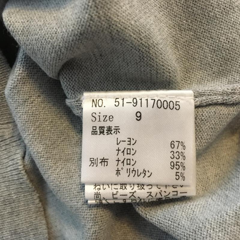 エフデ ef-de カットソー 半袖 M 無地 灰 / グレー /  レディース USED 古着 中古 10002543