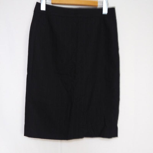 ユナイテッドアローズ UNITED ARROWS スカート ひざ丈スカート 38 無地 黒 / ブラック /  レディース USED 古着 中古 10002553