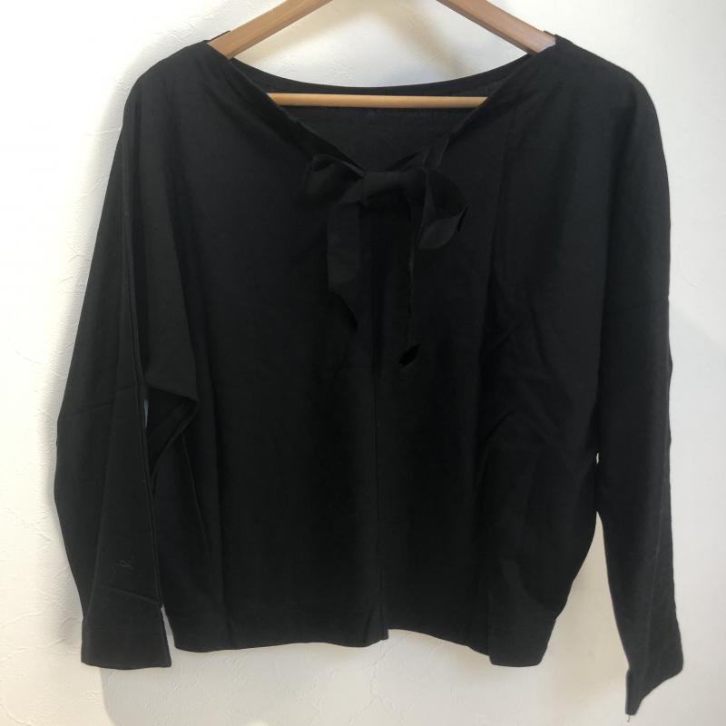 アナナス anana カットソー 長袖 FREE 無地 黒 / ブラック /  レディース USED 古着 中古 10002892
