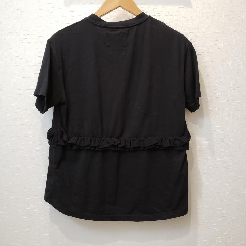 ヨーロ YOLO カットソー 半袖 36 無地 黒 / ブラック /  レディース USED 古着 中古 10002965