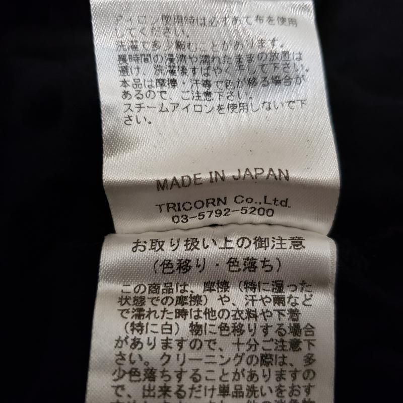 ヨーロ YOLO カットソー 半袖 36 無地 黒 / ブラック /  レディース USED 古着 中古 10002965