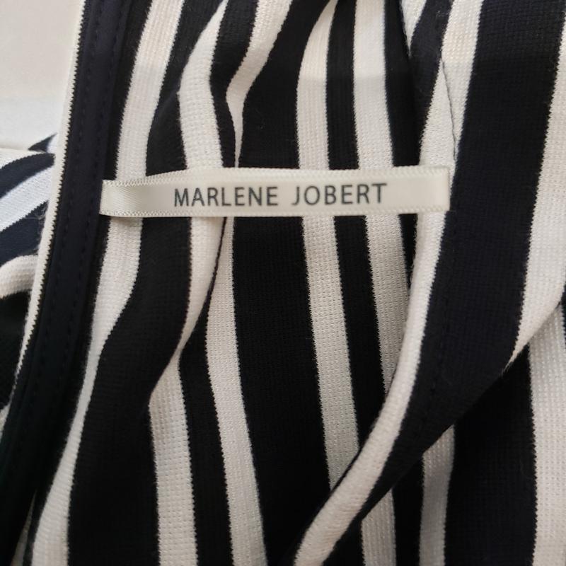 マルレーヌ ジョベル MARLENE JOBERT カットソー 半袖 M ボーダー柄 白 / ホワイト / X 黒 / ブラック /  レディース USED 古着 中古 10003030