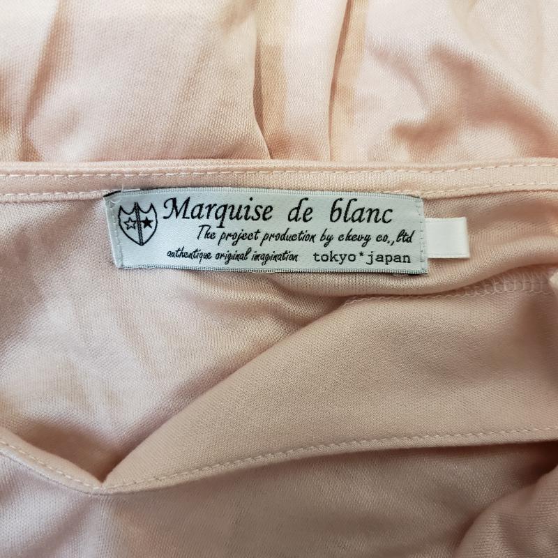 マルキスデブラン Marquise de blanc カットソー 長袖 38 無地 桃 / ピンク /  レディース USED 古着 中古 10003037