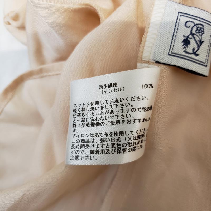 シードレイク Seadrake カットソー 長袖 38 無地 ベージュ / ベージュ /  レディース USED 古着 中古 10003049