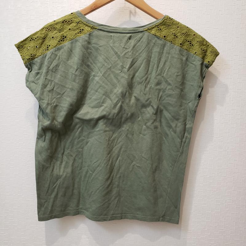 グリーンデイル ガーネット GREENDALE GARNET カットソー 半袖 M 無地 緑 / グリーン /  レディース USED 古着 中古 10003050