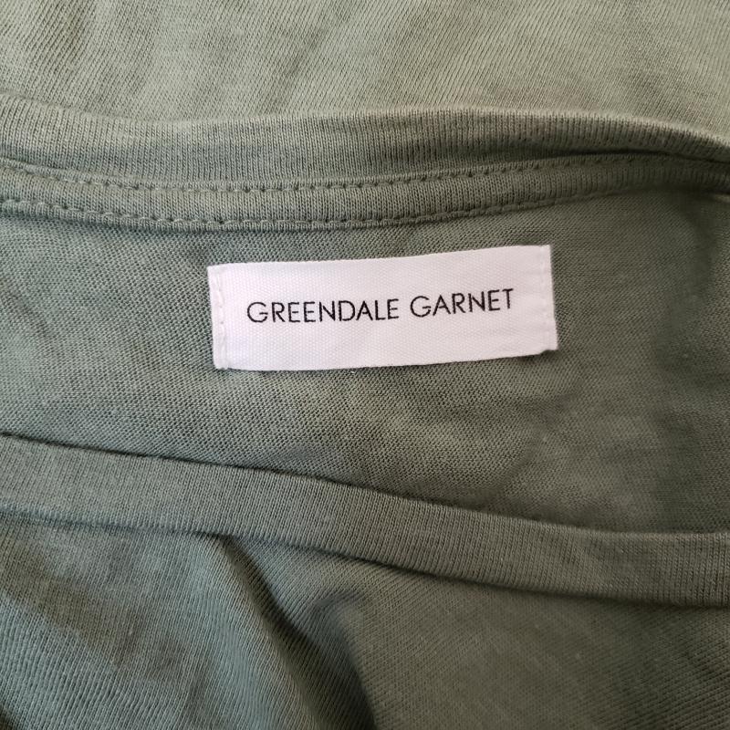 グリーンデイル ガーネット GREENDALE GARNET カットソー 半袖 M 無地 緑 / グリーン /  レディース USED 古着 中古 10003050