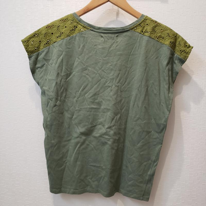 グリーンデイル ガーネット GREENDALE GARNET カットソー 半袖 M 無地 緑 / グリーン /  レディース USED 古着 中古 10003052