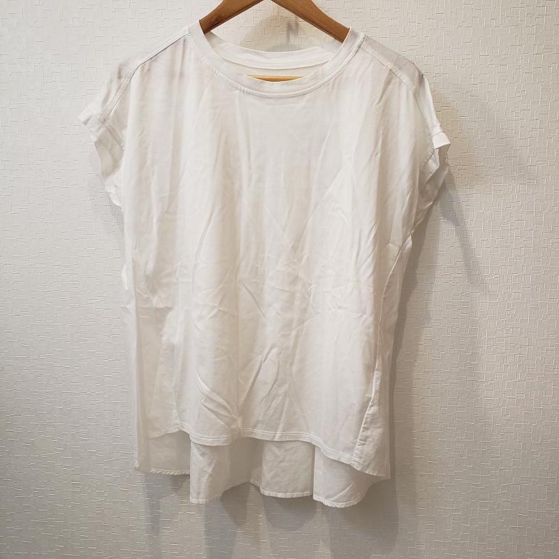 ヨーロ YOLO カットソー 半袖 38 無地 白 / ホワイト /  レディース USED 古着 中古 10003058