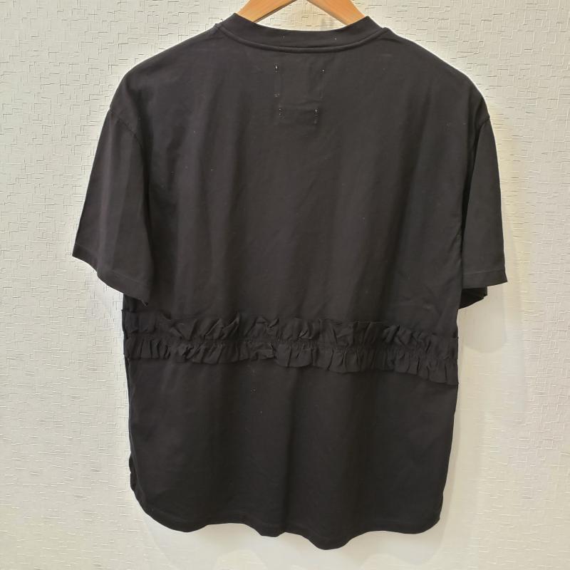 ヨーロ YOLO カットソー 半袖 40 無地 黒 / ブラック /  レディース USED 古着 中古 10003060