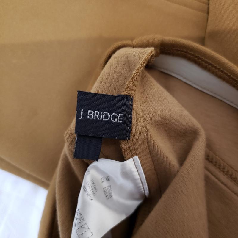 オンワードジェイブリッジ ONWARD J BRIDGE パンツ スラックス 7分丈 36インチ 無地 茶 / ブラウン /  レディース USED 古着 中古 10003071