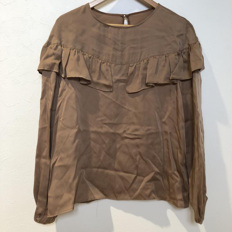 シードレイク Seadrake シャツ、ブラウス 長袖 40 無地 茶 / ブラウン /  レディース USED 古着 中古 10003079