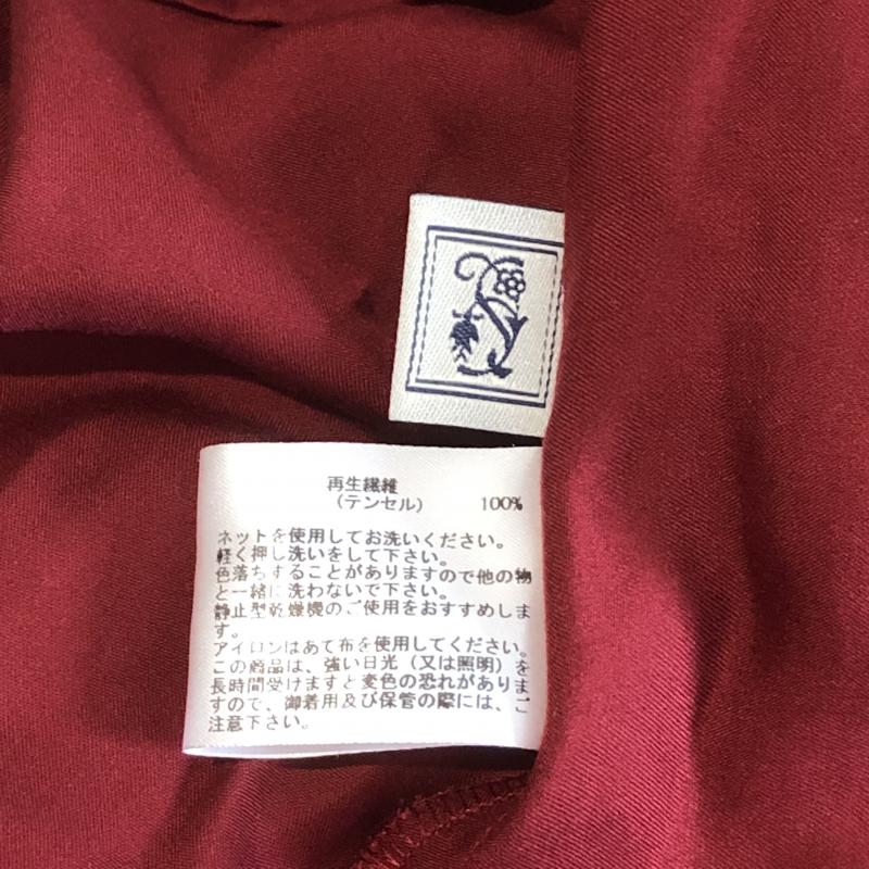 シードレイク Seadrake シャツ、ブラウス 長袖 38 無地 赤 / レッド /  レディース USED 古着 中古 10003089