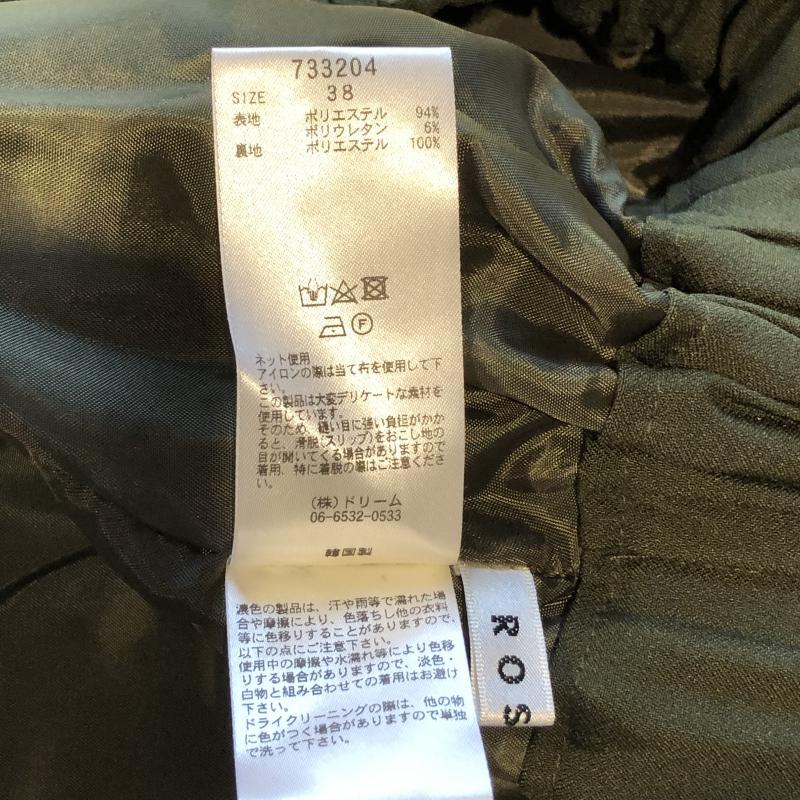 ロージー ROSIEE パンツ スラックス 38インチ 無地 緑 / グリーン /  レディース USED 古着 中古 10003124