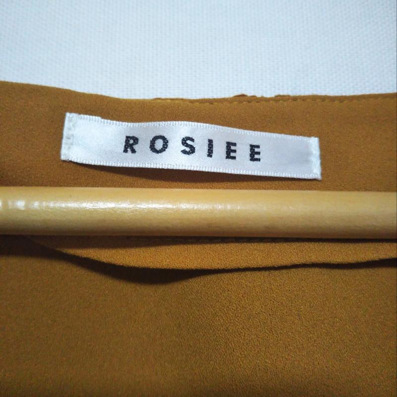 ロージー ROSIEE カットソー 長袖 S 無地 黄 / イエロー /  レディース USED 古着 中古 10003178