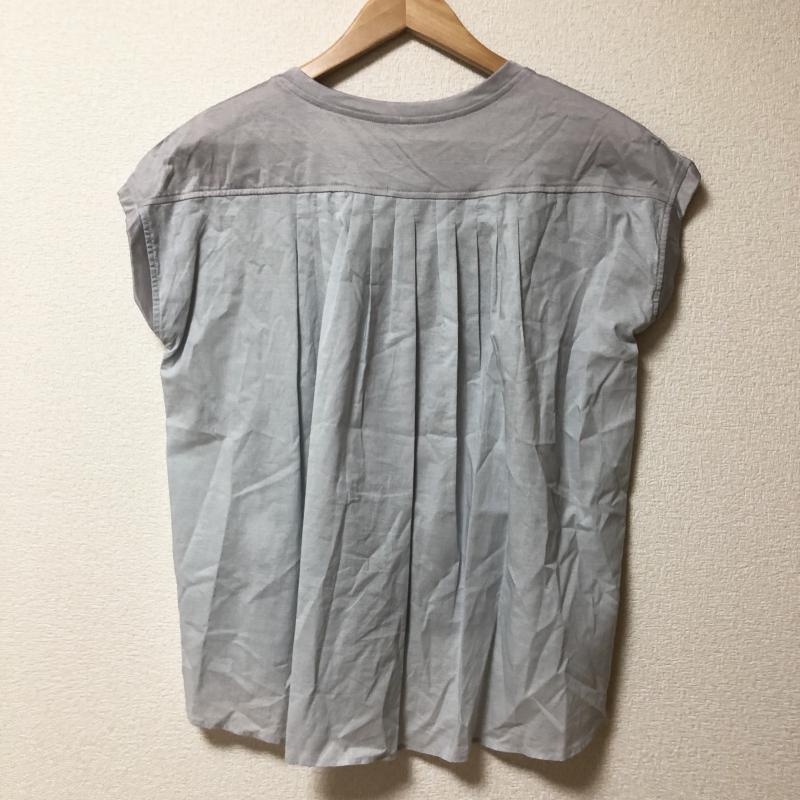ヨーロ YOLO カットソー 半袖 36 無地 青 / ブルー / X 灰 / グレー /  レディース USED 古着 中古 10003187