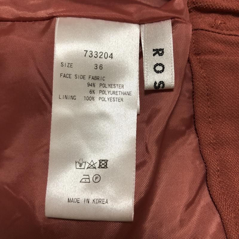 ロージー ROSIEE パンツ チノパン 36インチ 無地 赤 / レッド /  レディース USED 古着 中古 10003243