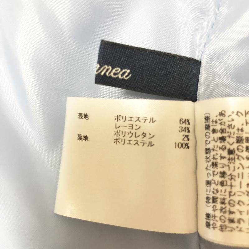 エンネア Ennea スカート ひざ丈スカート 38インチ 無地 青 / ブルー /  レディース USED 古着 中古 10003260