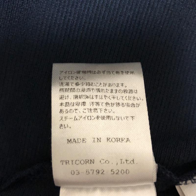 ヨーロ YOLO カットソー 半袖 36 無地 紺 / ネイビー /  レディース USED 古着 中古 10003267
