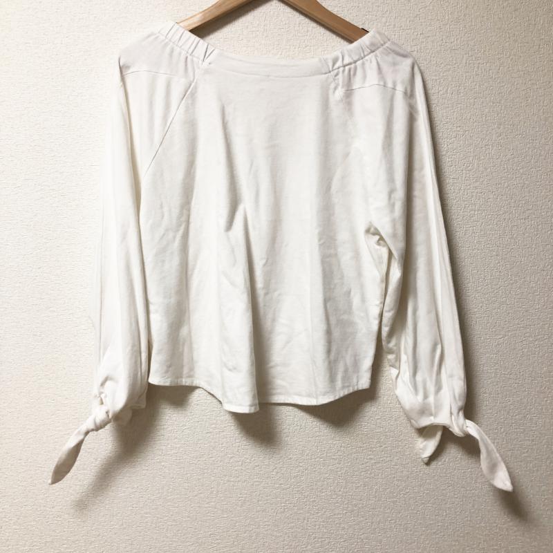マルレーヌ ジョベル MARLENE JOBERT カットソー 長袖 M 無地 白 / ホワイト /  レディース USED 古着 中古 10003271