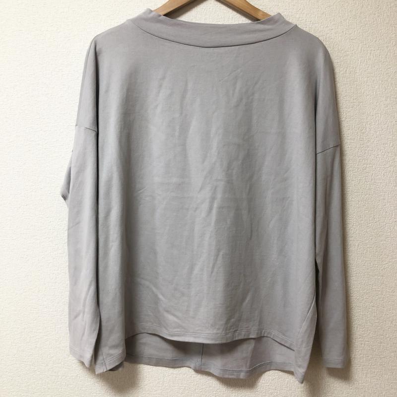ノーブルブラン NobleBlanc カットソー 長袖 38 無地 灰 / グレー /  レディース USED 古着 中古 10003276