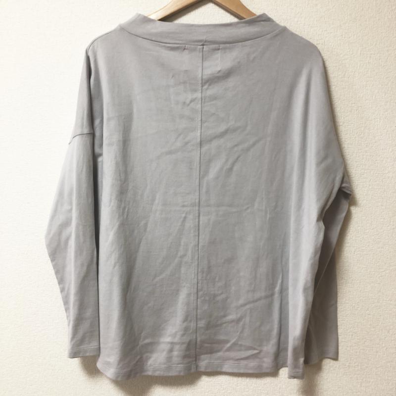 ノーブルブラン NobleBlanc カットソー 長袖 38 無地 灰 / グレー /  レディース USED 古着 中古 10003276