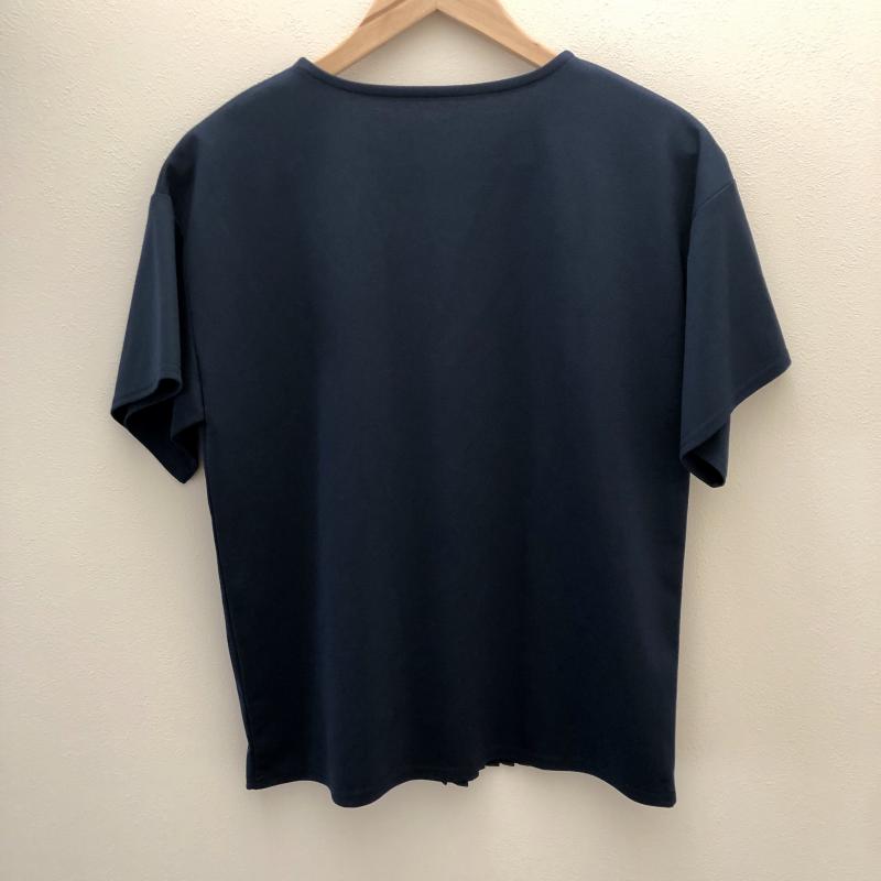 ヨーロ YOLO カットソー 半袖 38 無地 紺 / ネイビー /  レディース USED 古着 中古 10003288