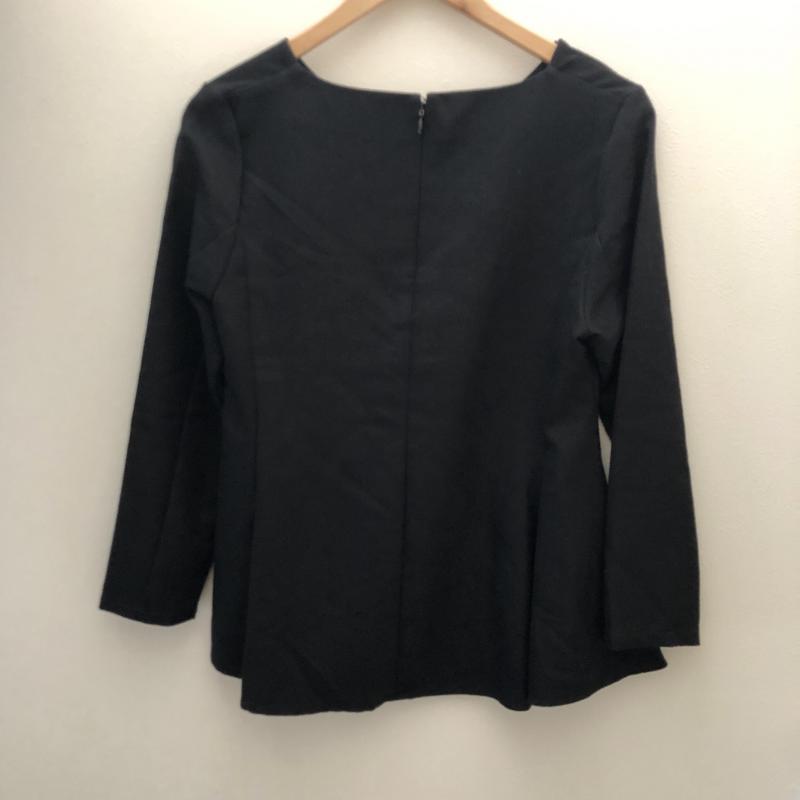 ロージー ROSIEE カットソー 長袖 S 無地 黒 / ブラック /  レディース USED 古着 中古 10003301