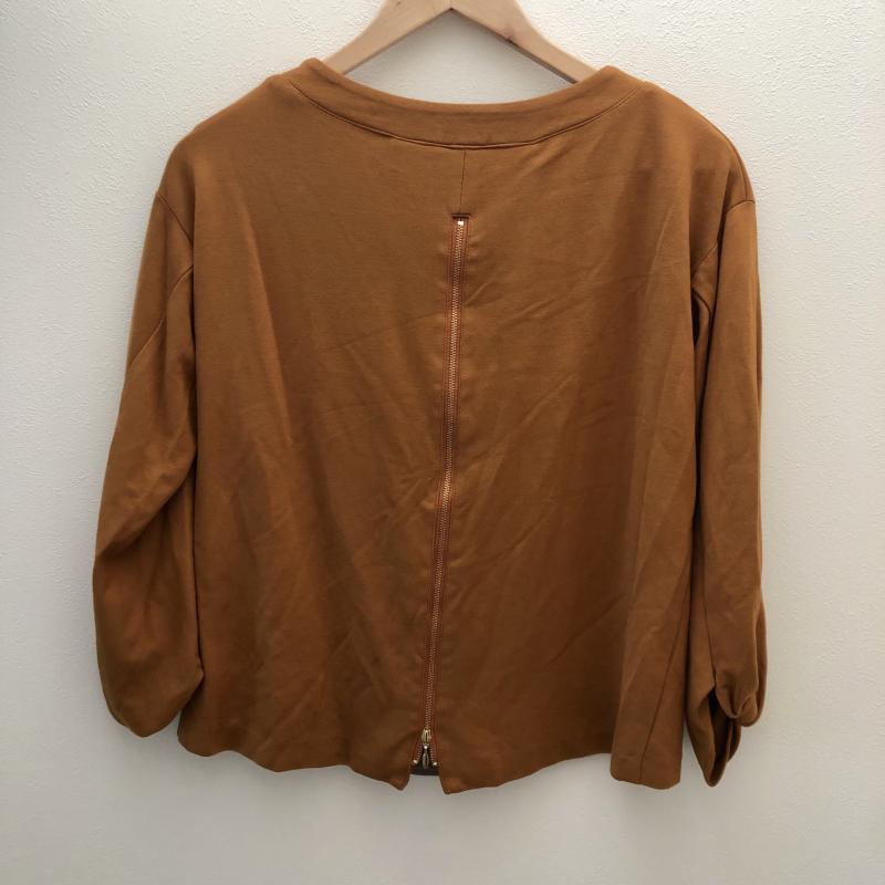 エンネア Ennea カットソー 長袖 38 無地 茶 / ブラウン /  レディース USED 古着 中古 10003309