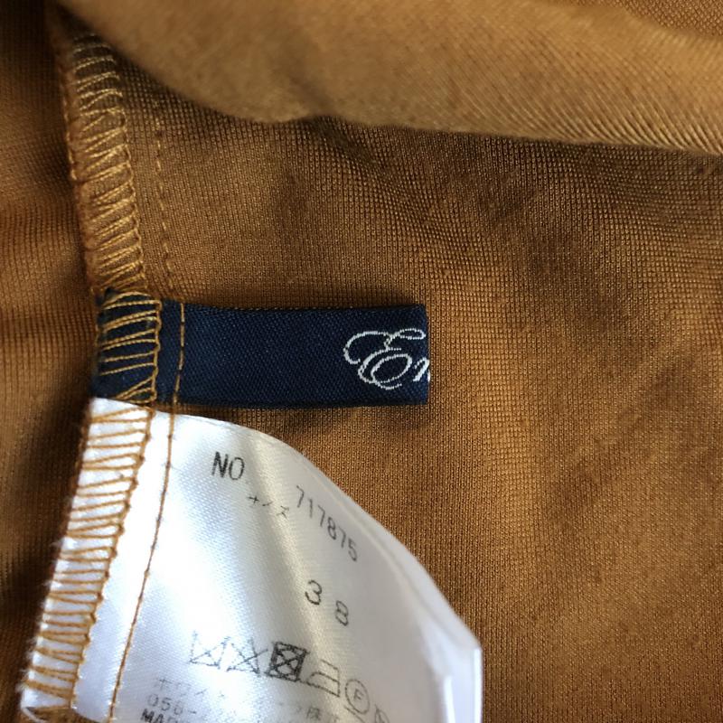 エンネア Ennea カットソー 長袖 38 無地 茶 / ブラウン /  レディース USED 古着 中古 10003309