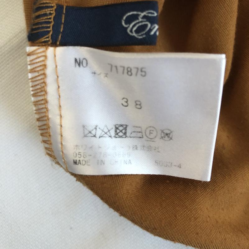 エンネア Ennea カットソー 長袖 38 無地 茶 / ブラウン /  レディース USED 古着 中古 10003309
