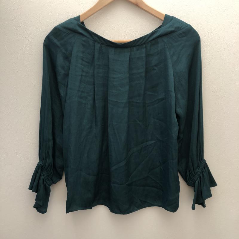 エンネア Ennea シャツ、ブラウス 長袖 36 無地 緑 / グリーン /  レディース USED 古着 中古 10003310