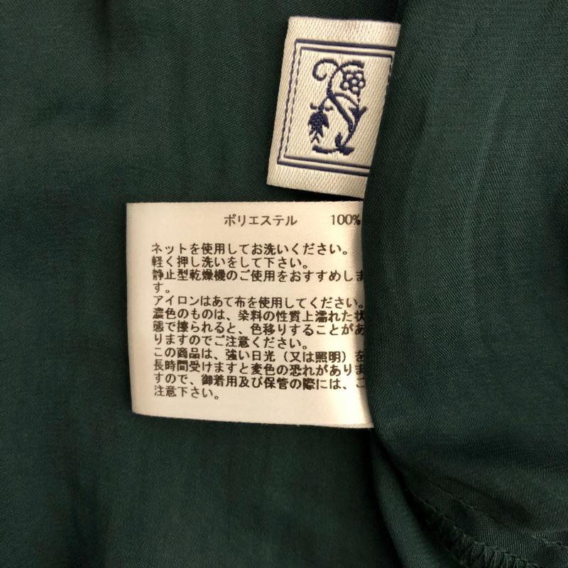 シードレイク Seadrake シャツ、ブラウス 長袖 38 無地 緑 / グリーン /  レディース USED 古着 中古 10003311