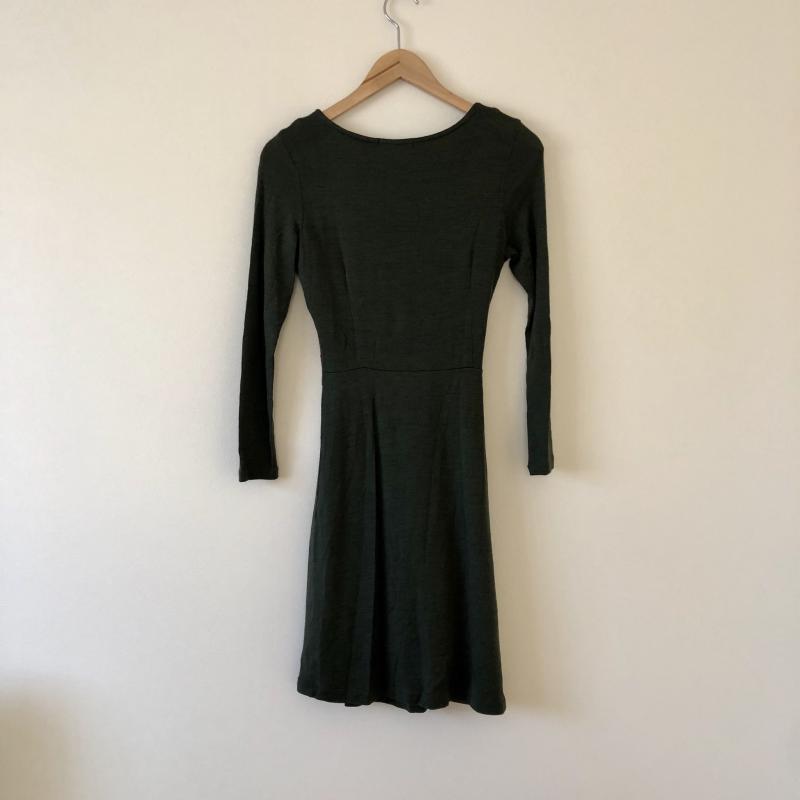 ルール RULe ワンピース ひざ丈スカート S 無地 緑 / グリーン /  レディース USED 古着 中古 10003331