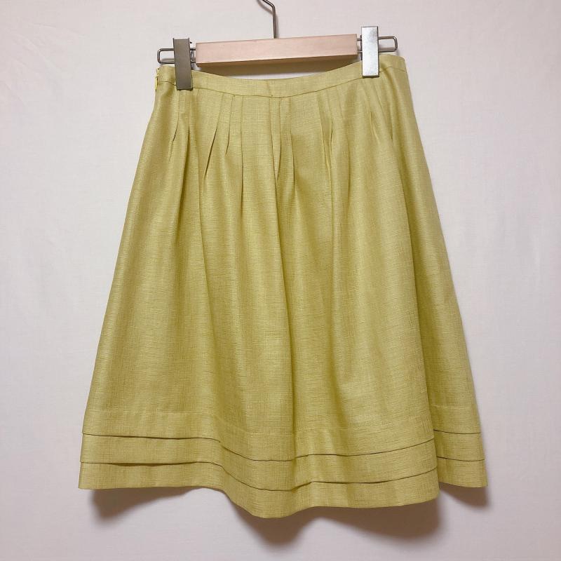 ロペ ROPE' スカート ミニスカート フレアスカート 7 無地 黄 / イエロー /  レディース USED 古着 中古 10003336