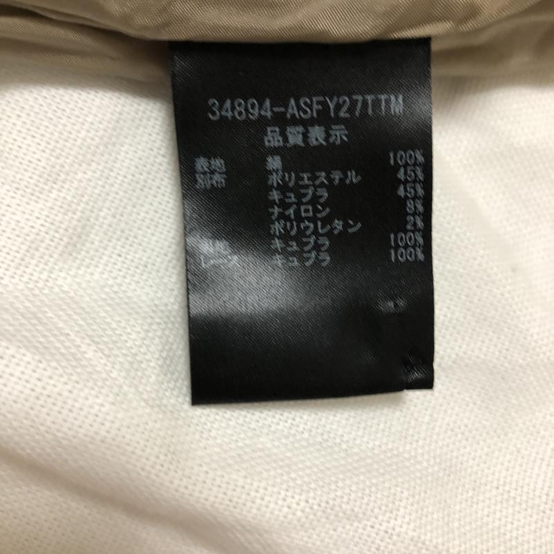 フォクシー FOXEY スカート ひざ丈スカート 38 無地 X ワンポイント ベージュ / ベージュ /  レディース USED 古着 中古 10003450
