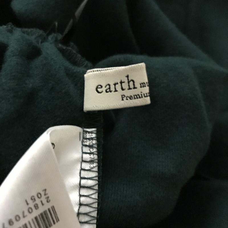 アースミュージックアンドエコロジー earth music&ecology スカート ひざ丈スカート FREE 無地 緑 / グリーン /  レディース USED 古着 中古 10003711