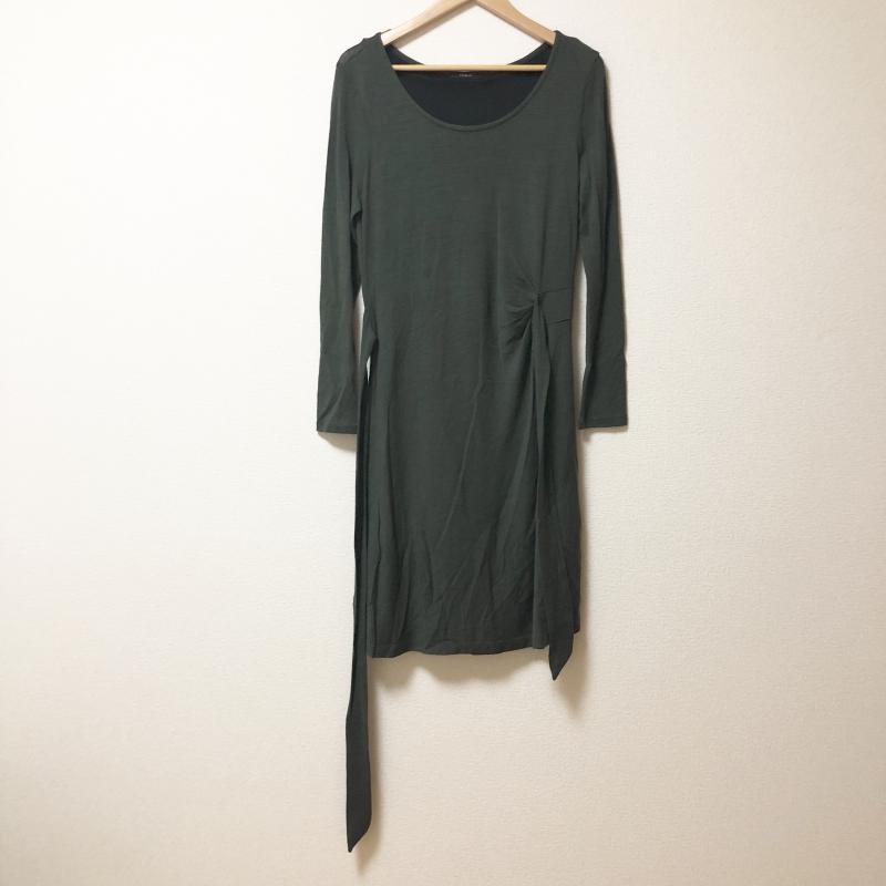 ルール RULe ワンピース ひざ丈スカート M 無地 緑 / グリーン /  レディース USED 古着 中古 10003767
