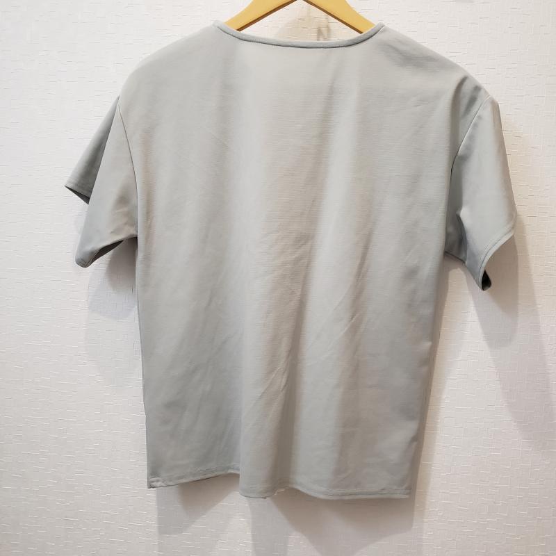ヨーロ YOLO カットソー 半袖 36 無地 白 / ホワイト / X 灰 / グレー /  レディース USED 古着 中古 10003827