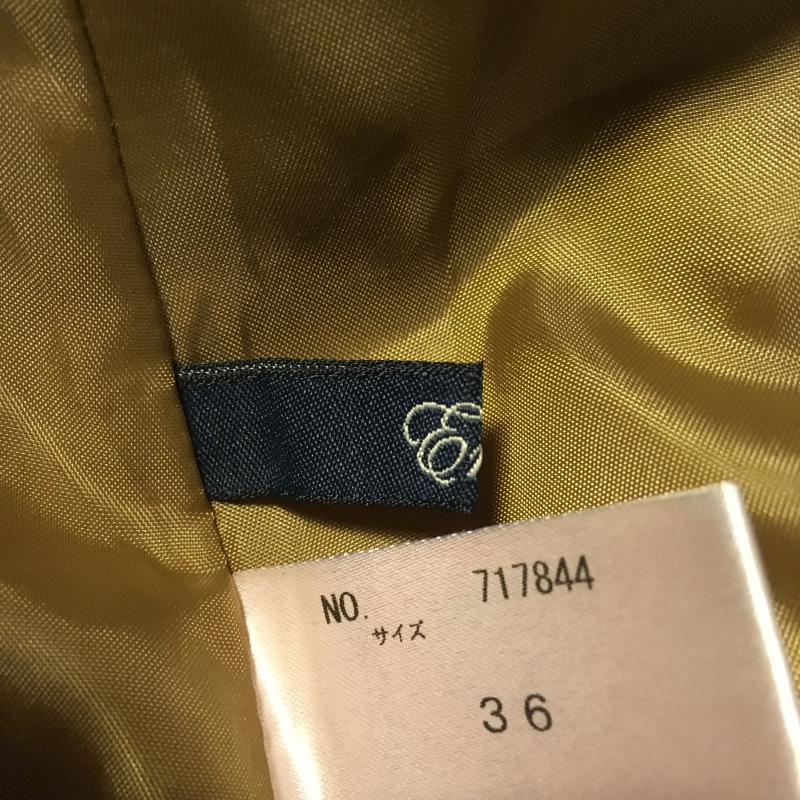 エンネア Ennea スカート ひざ丈スカート 36インチ 無地 茶 / ブラウン /  レディース USED 古着 中古 10003894