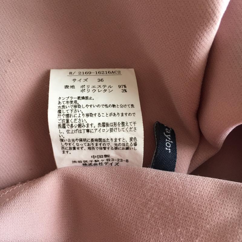 エマテイラー Emma Taylor シャツ、ブラウス 七分袖 36 無地 桃 / ピンク /  レディース USED 古着 中古 10003963