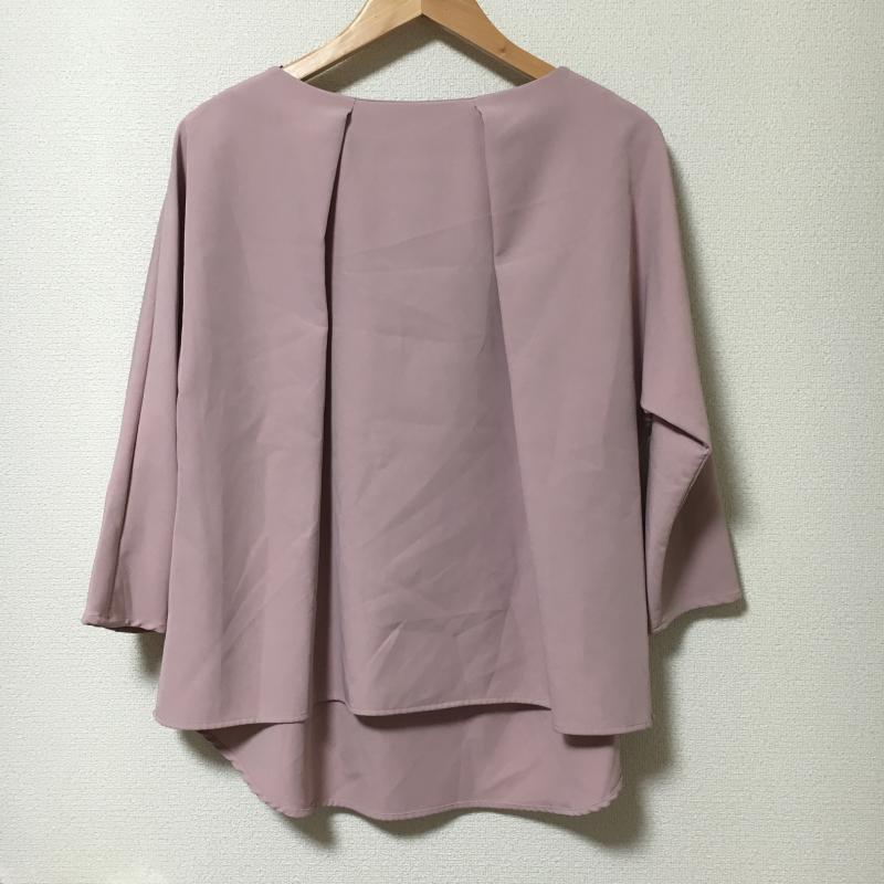 エマテイラー Emma Taylor カットソー 七分袖 38 無地 桃 / ピンク /  レディース USED 古着 中古 10003978