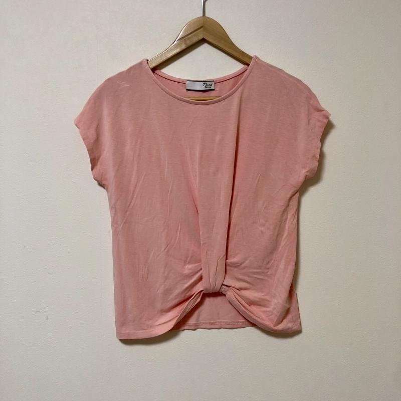 ドナマリー DONA MARIE カットソー 半袖 36 無地 桃 / ピンク /  レディース USED 古着 中古 10004012