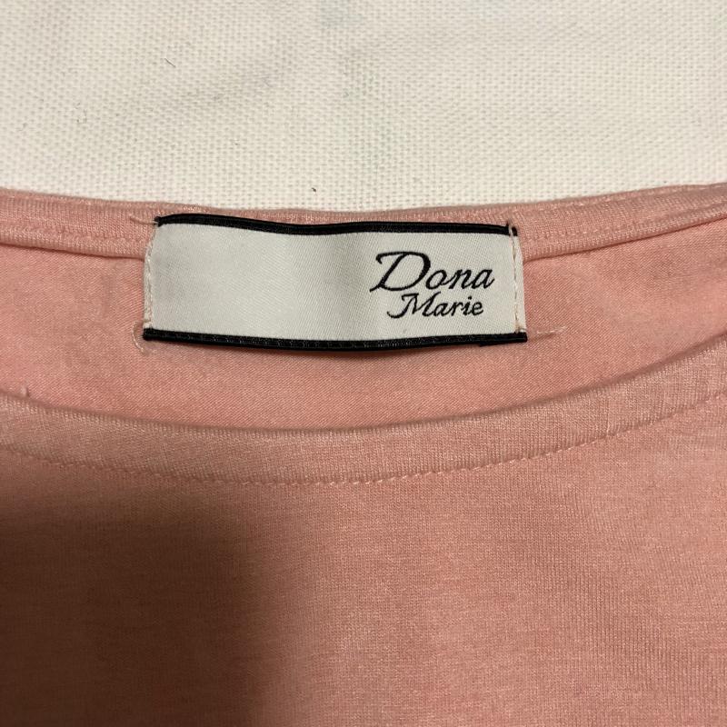 ドナマリー DONA MARIE カットソー 半袖 36 無地 桃 / ピンク /  レディース USED 古着 中古 10004012