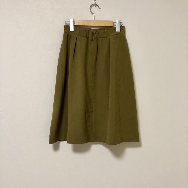エンネア Ennea スカート ひざ丈スカート 36インチ 無地 緑 / グリーン /  レディース USED 古着 中古 10004049