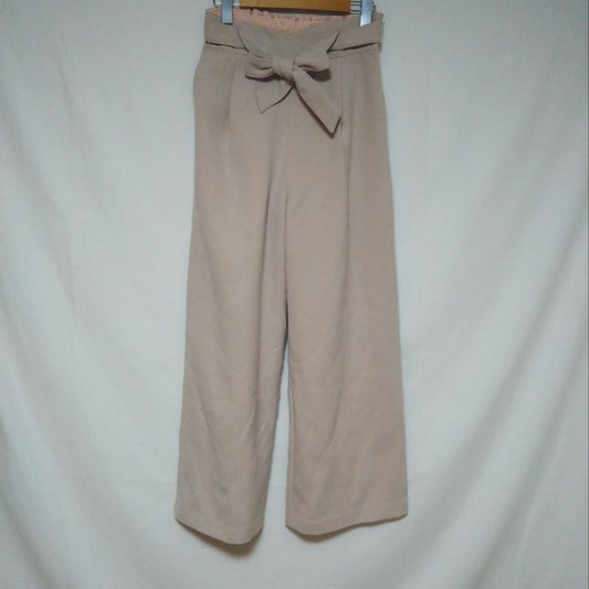 エンネア Ennea パンツ スラックス 38インチ 無地 ベージュ / ベージュ /  レディース USED 古着 中古 10004285