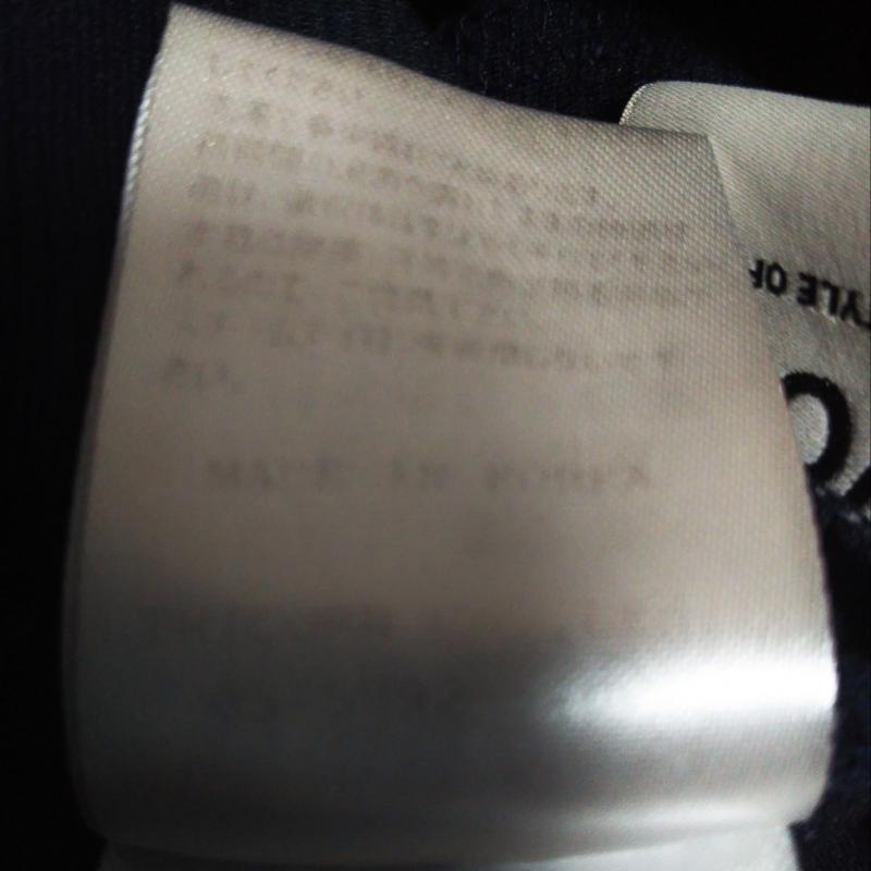 ヨーロ YOLO カットソー 半袖 40 無地 紺 / ネイビー /  レディース USED 古着 中古 10004336