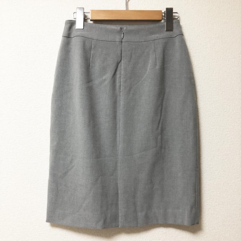 ホワイトジョーラ White Joola スカート ひざ丈スカート 無地 灰 / グレー /  レディース USED 古着 中古 10004346